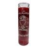 Generic Jala Jala (Attract Attract) Red 8"" Pillar Candle
