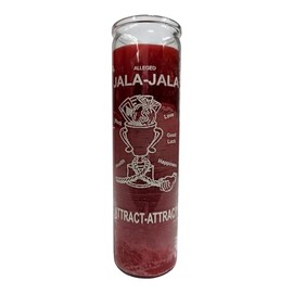 Generic Jala Jala (Attract Attract) Red 8"" Pillar Candle