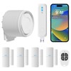 GRSICO Wireless Home Alarm System 7-Piece Kit, WiFi Alarm System