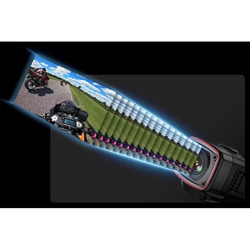 Tanax SRS-046 Motorcycle Drive Recorder AKY-710S Portable Dash Cam, Small,