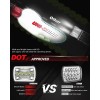 Unbranded Pair 5x7'' 7x6 LED Headlight DRL For International 9900i