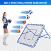Winthai 4x4FT Volleyball Rebounder Net, Soccer Rebounder Pitchback Net with