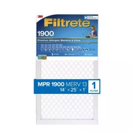Filtrete 14 in. W X 25 in. H X 1 in. D Polypropylene 13 MERV Pleated Allergen