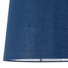 Set of 2 Navy Blue Fabric with Silver Inner Easy