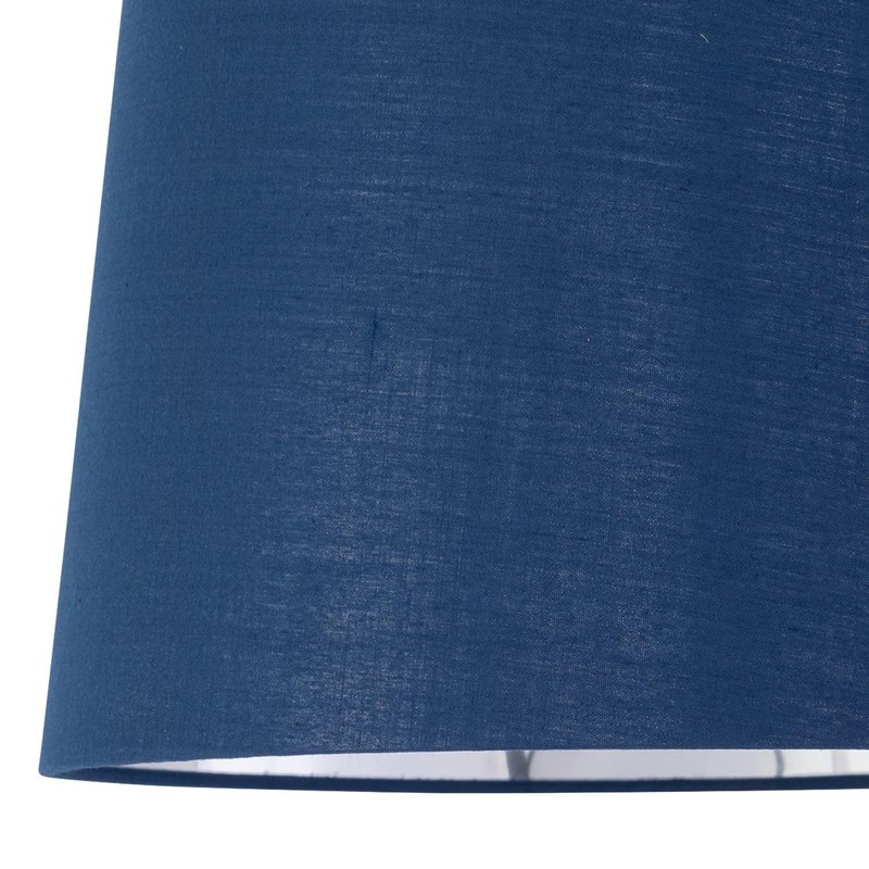 Set of 2 Navy Blue Fabric with Silver Inner Easy