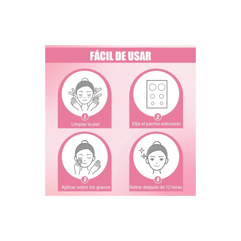 Parches para Acne, 600 PCS Parches para Granos de Estrella.