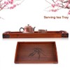 Large Wood Serving tea Water Drinks Tray Wooden Breakfast Tea