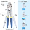 Glarks Up To 2.2mm Wire Rope Crimping Tool With 150Pcs