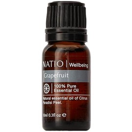 Natio Wellbeing Grapefruit Pure Essential Oil 10 ml - Energising & Invigorating Citrus Essential Oil - Uplift the Spirit & Brighten the Mood - Vegan Friendly & Made in Australia