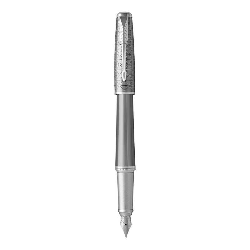 Parker Urban Premium Metal Fountain Pen - Silver Powder with