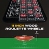 iEsstros 11 Inch Roulette Wheel Set for Adults with Rubber