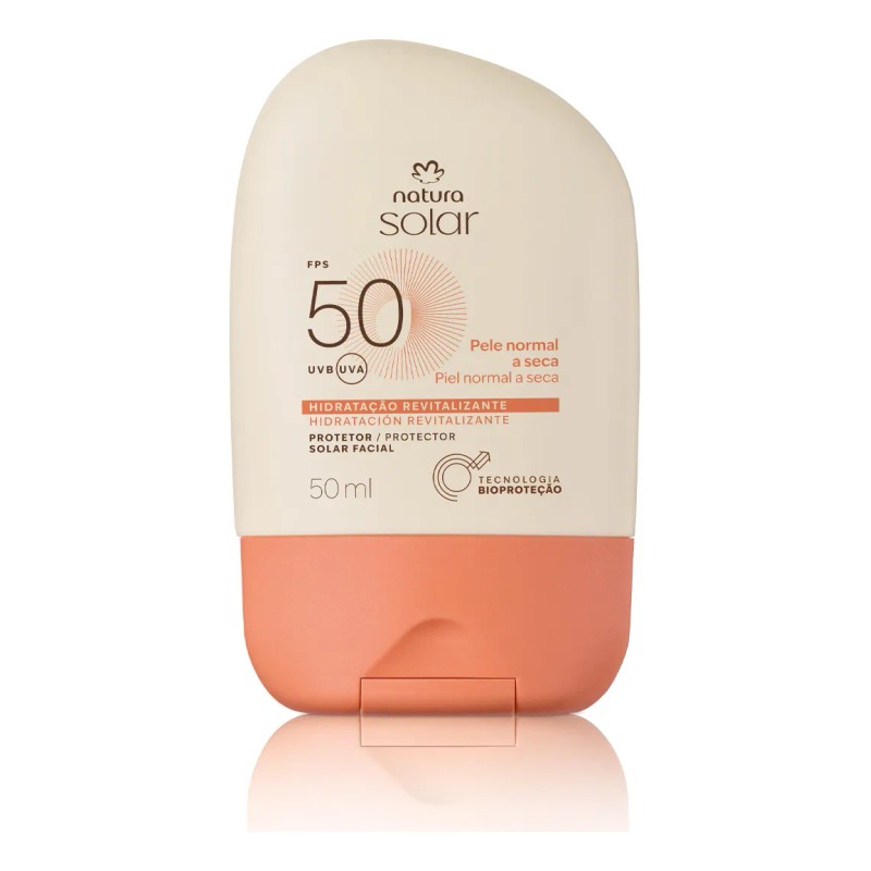 Protector Solar Natura Facial Fps50 Piel Normal Seca 50ml