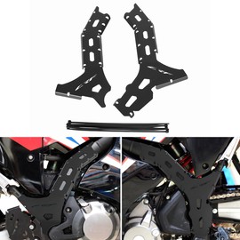 CRF300L Frame Guard Accessories Compatible with CRF 300L Rally 2021-2025 Black Motorcycle Dirt Bike Frames Guards Side Protection Cover