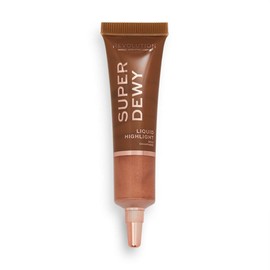 Revolution Super Dewy Liquid Highlight Illuminator, Gold Champagne, 0.5 fl oz / 0.5 fl oz
