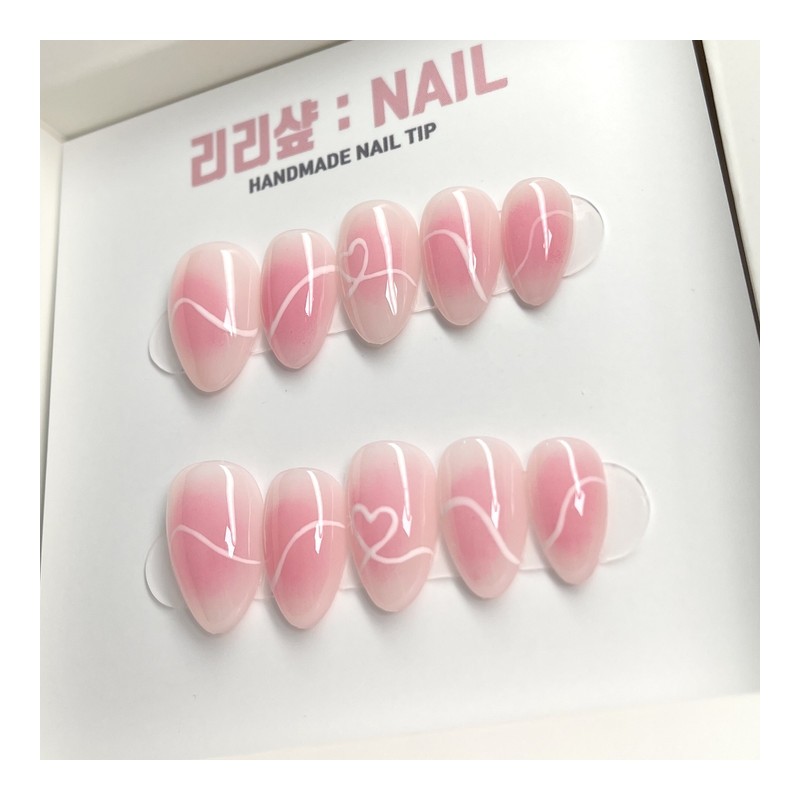 Some&Lup Handmade Nail Tips - Short Ballerina / 썸앤럽 수제네일팁