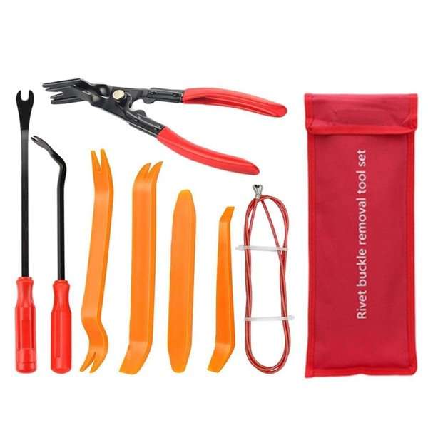 Set of 8 Car Clip Remover Panel Removal Tool
