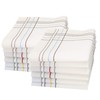 Betz Pack of 12 Handkerchiefs, Women's Men's Handkerchiefs, 100% Cotton,