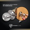 LION TOOLS -Cerradura Chapa Perilla Puerta Baño Acero Inoxidable 2