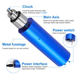 Winartton Electric Resin Polishing Kit - 110 Accessories, Rotary Tool for Resin Casting Molds, Carving, Drilling, Sanding, Polishing, Jewelry Making