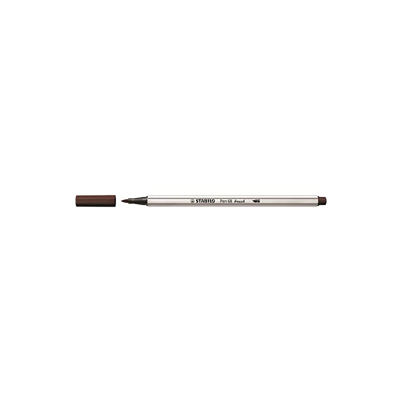 STABILO Set of 3 Felt Tip Pens 68 Brush Brown