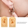 Display Silicone Ear Model, 3D Silicone Ear Model Reusable Soft