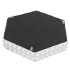 Crystal Tray Mirror Hex Shaped Multifunctional Dessert Pastry Fruit Storage