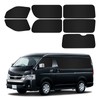 BLUESEATEC Blackout Curtains for Toyota HiAce 200 Series Standard Body,