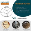 P&P CHEF Beer Can Chicken Holder Grill Rack, Stainless Steel