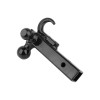 KEEPDSGN 2" Trailer Hitch Tri Ball Mount Hook Class 3/4