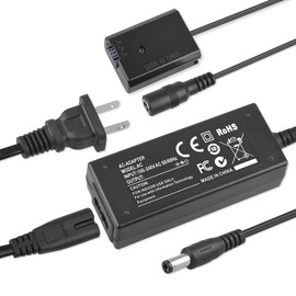 kybate AC Power Adapter Charger +DC for Sony NEX-3 NEX-5 SLT-A33 A55 ACPW20