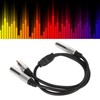 6.35mm Female to 6.35mm Female RCA Cable Gold Plated Sound