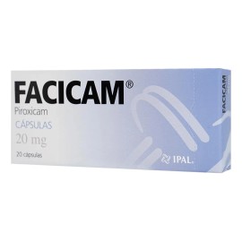 Facicam Cápsulas 20 Mg, 20 Cápsulas