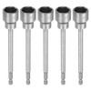 sourcing map 5pcs Nut Driver Drill Bit 19mm Metric Impact