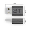 QOFOWIN Mini 2-in-1 USB Bluetooth Receiver,Bluetooth 5.4 Wireless Audio Adapter