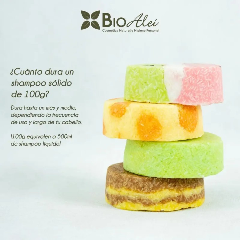 Shampoo Sólido Artesanal Romero - Natural Bioalei 100g