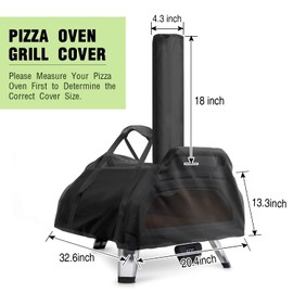 Hengme Pizza Oven Cover for Ooni Karu 2 Pro Karu 16, Waterproof Pizza Oven Cover Accessories Outdoor