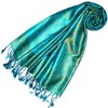 Lorenzo Cana Luxury Men's Scarf Jacquard Woven 100% Silk Paisley