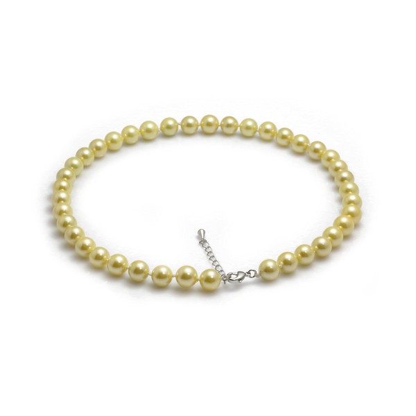 Schmuckwilli Pearl Necklace for Women - 45 cm Length with