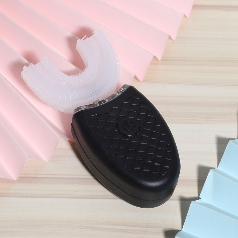 Household Ultrasonic Rechargeable Silicone U shaped Electric Toothbrush Teeth Whitening