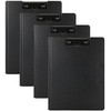 MUYICS 4 Pack Foldable Clipboards, A4 Clipboard Folder, Office Clipboard