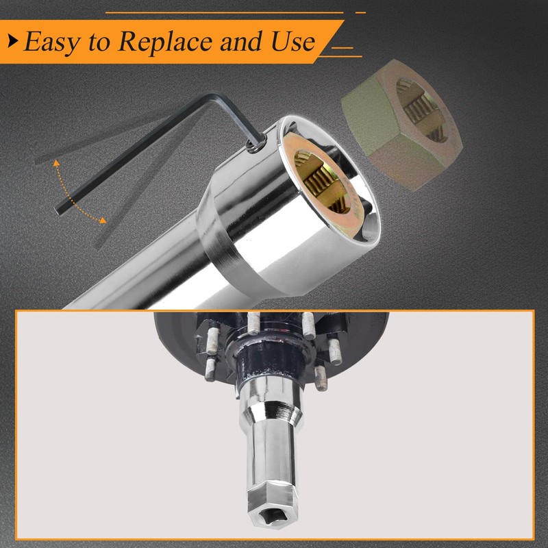 Tesmirror 16-Piece Axle Spindle Rethreading Kit - Axle Thread Repair