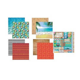 Island Princess Moana - 12X12 Scrapbook Papers & Stickers Set by Reminisce