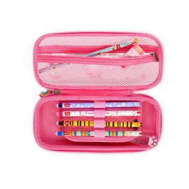 LEGAMI WonderWow Pencil Case & Erasable Pen | Set of 5 Cute Animal Pens with Thermosensitive Ink + 2-Compartment Pencil Case | Back to School Supplies for Girls, Boys, Kids (Unicorn)