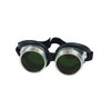 GSF Welding Goggles Screw Ring with Leather Beads, DIN Filter