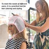 3 Pieces Hair Dye Cap, 3 Pieces Plastic Needles, Self-Contained