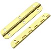 20 PCS Mini Extended Hinges for Small Boxes with Screws