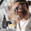 Arlega 5 In 1 Beard Growth Kit, Beard Oil, Beard