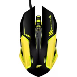 SOWTECH Gaming Mouse SOWTECH USB Wired Gaming Mice 4 Adjustable DPI Levels 6 Buttons LED