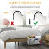 Ozzptuu Bedside Storage Caddy/Bedside Hanging Storage Bag for Headboards Bunk
