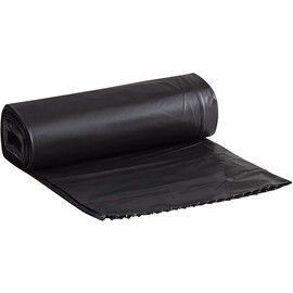 Li'l Herc Trash Can Liners, 30W x 36L inches, 1.5 Mil, 20-30 Gallon, Black, 100/Case